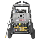 Simpson Super Pro Roll-Cage 4200 PSI at 4.0 GPM HONDA GX390 with AAA Triplex Pump Cold Water Belt Drive Gas Pressure Washer