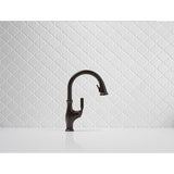 Worth Single-Handle Pull-Down Sprayer Kitchen Faucet in Oil Rubbed Bronze - Super Arbor
