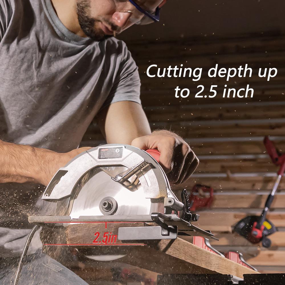 7-1/4 in. 14 Amp Electric Circular Saw - Super Arbor
