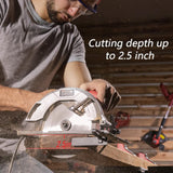 7-1/4 in. 14 Amp Electric Circular Saw - Super Arbor