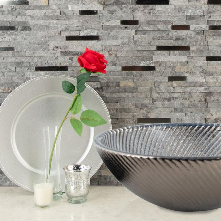 MSI Eclipse Interlocking 12 in. x 12 in. x 8 mm Matte Metal Stone Mesh-Mounted Mosaic Wall Tile (10 sq. ft. / case)