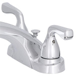 Foundations 4 in. Centerset 2-Handle Bathroom Faucet in Chrome - Super Arbor