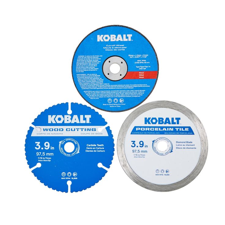 Kobalt 3-Pack 4-in High-Speed Steel Circular Saw Blade Set