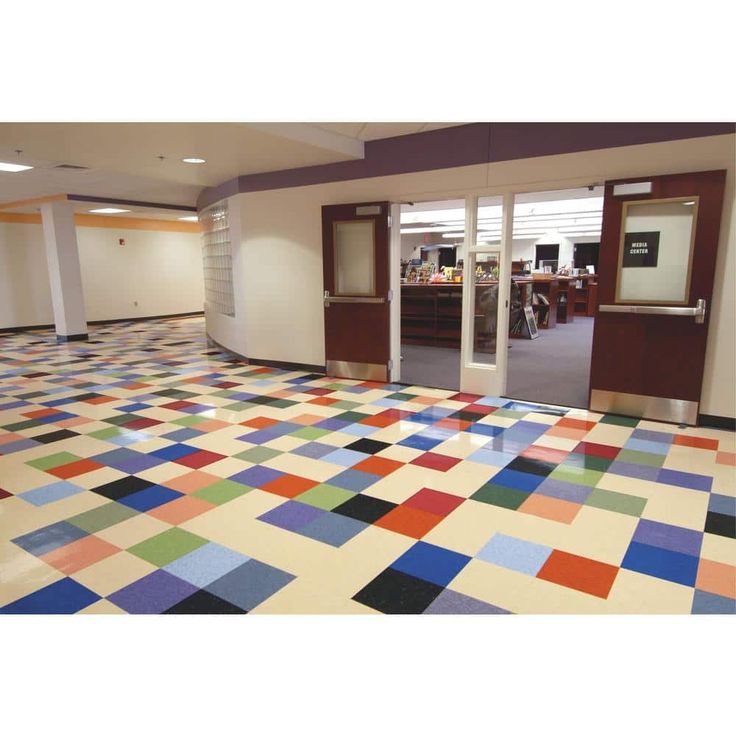Armstrong Imperial Texture VCT 12 in. x 12 in. Dusty Miller Standard Excelon Commercial Vinyl Tile, 45 sq. ft. per Case