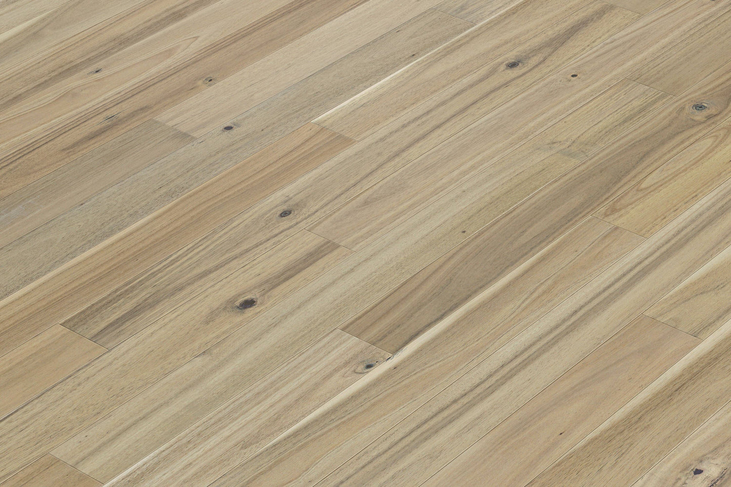 allen + roth Acacia Greystone hardwood flooring — alternate angle
