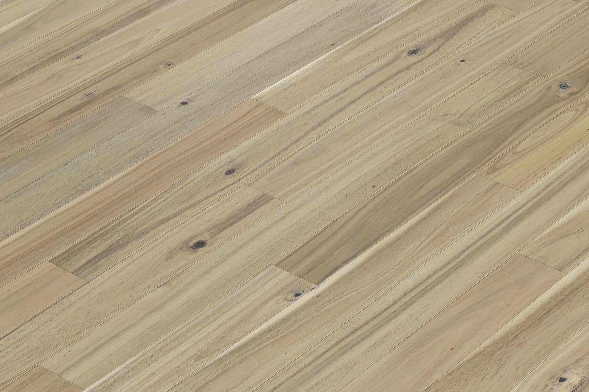 allen + roth Acacia Greystone hardwood flooring — alternate angle