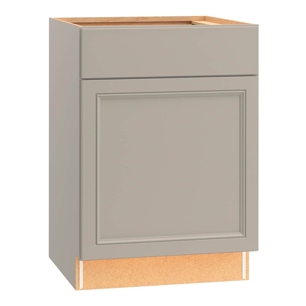 Diamond NOW Wintucket 24-in W x 35-in H x 23.75-in D TrueColor Cloud Gray Door and Drawer Base Cabinet, Fully Assembled