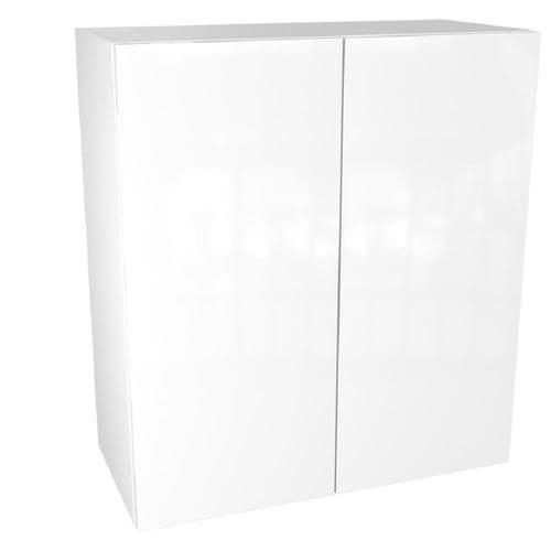 Cambridge 27-in W x 42-in H x 12-in D Glossy White Engineered Wood Door Wall Stock Cabinet