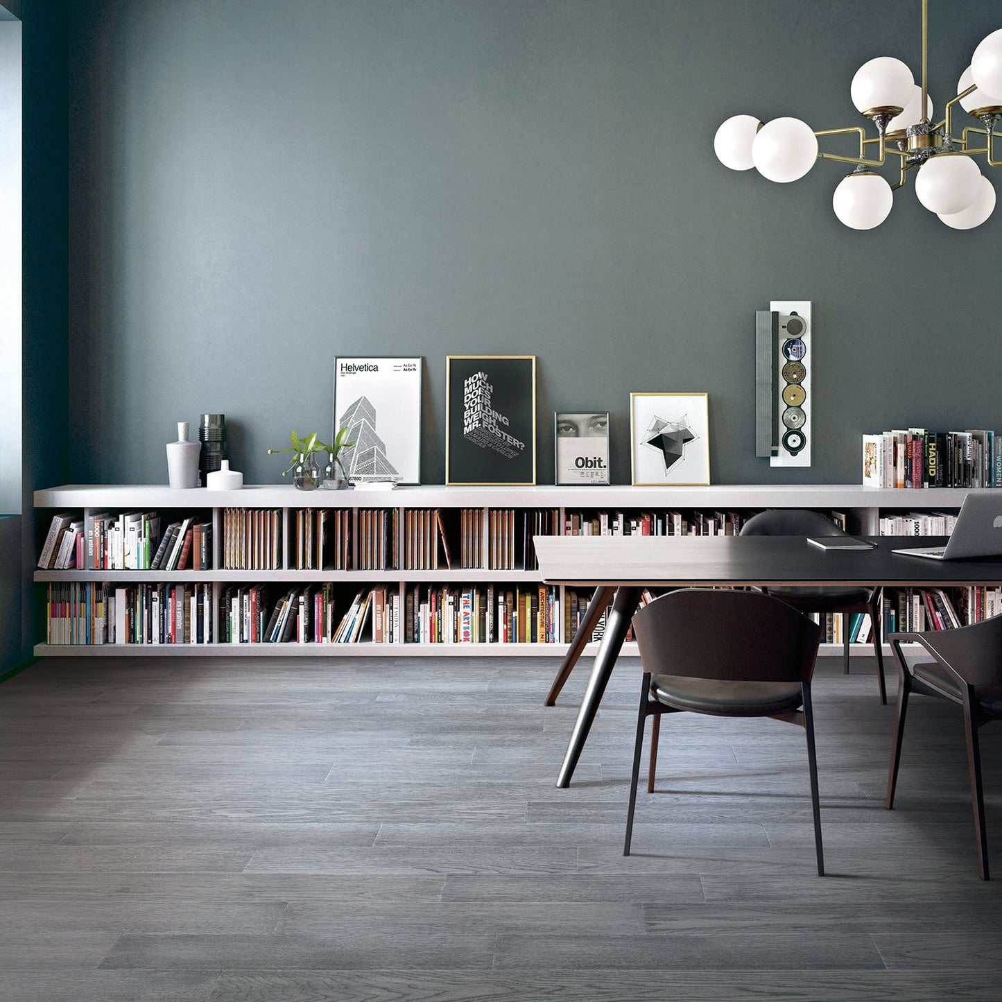 allen + roth Hickory Silverthorn hardwood flooring — color and finish detail