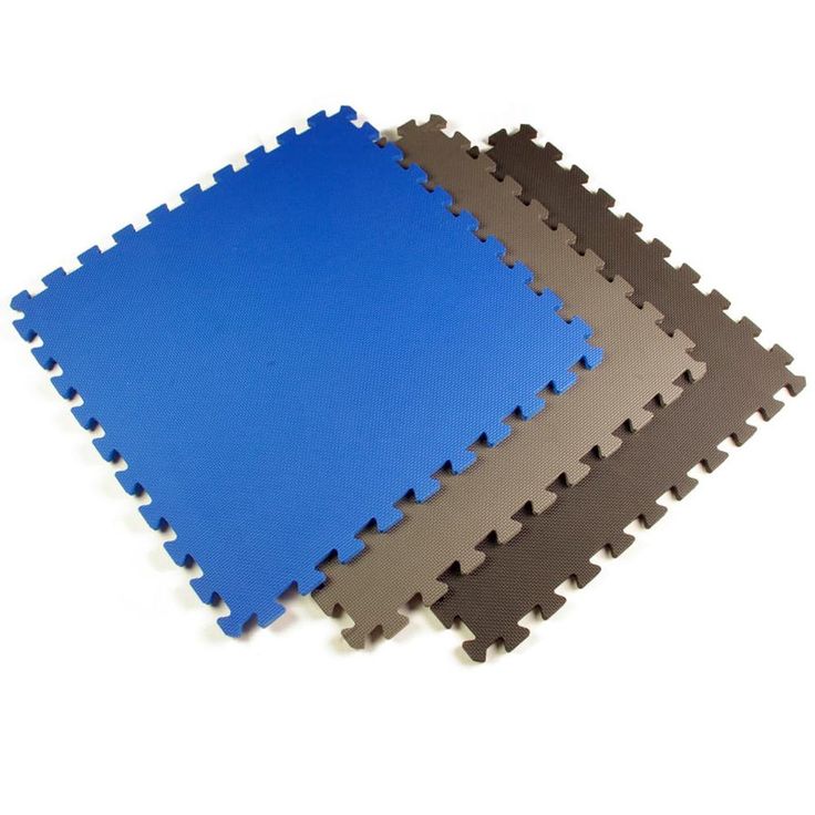Greatmats Economy Foam Gray 2 ft. x 2 ft. x 1/2 in. Interlocking Puzzle Floor Tiles (Case of 20)