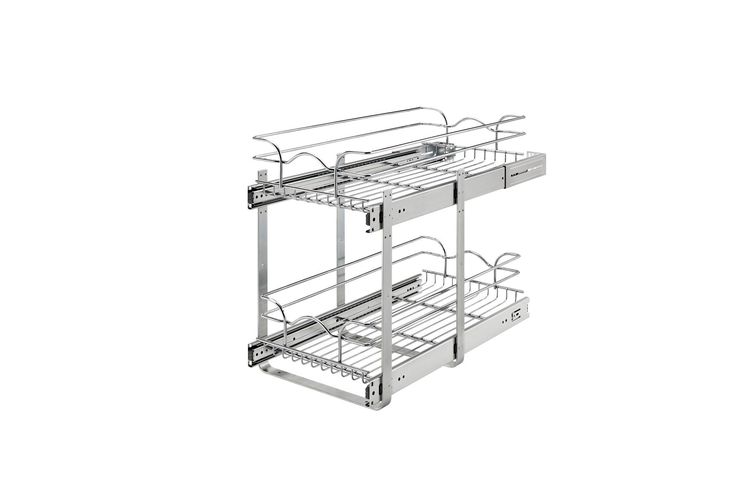Rev-A-Shelf 17.5-in W x 6-in H 1-Tier Pull Out Metal Baskets & Organizers