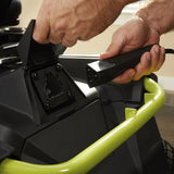 RYOBI 38 in. 100 Ah Battery Electric Rear Engine Riding Lawn Mower and Bagging Kit