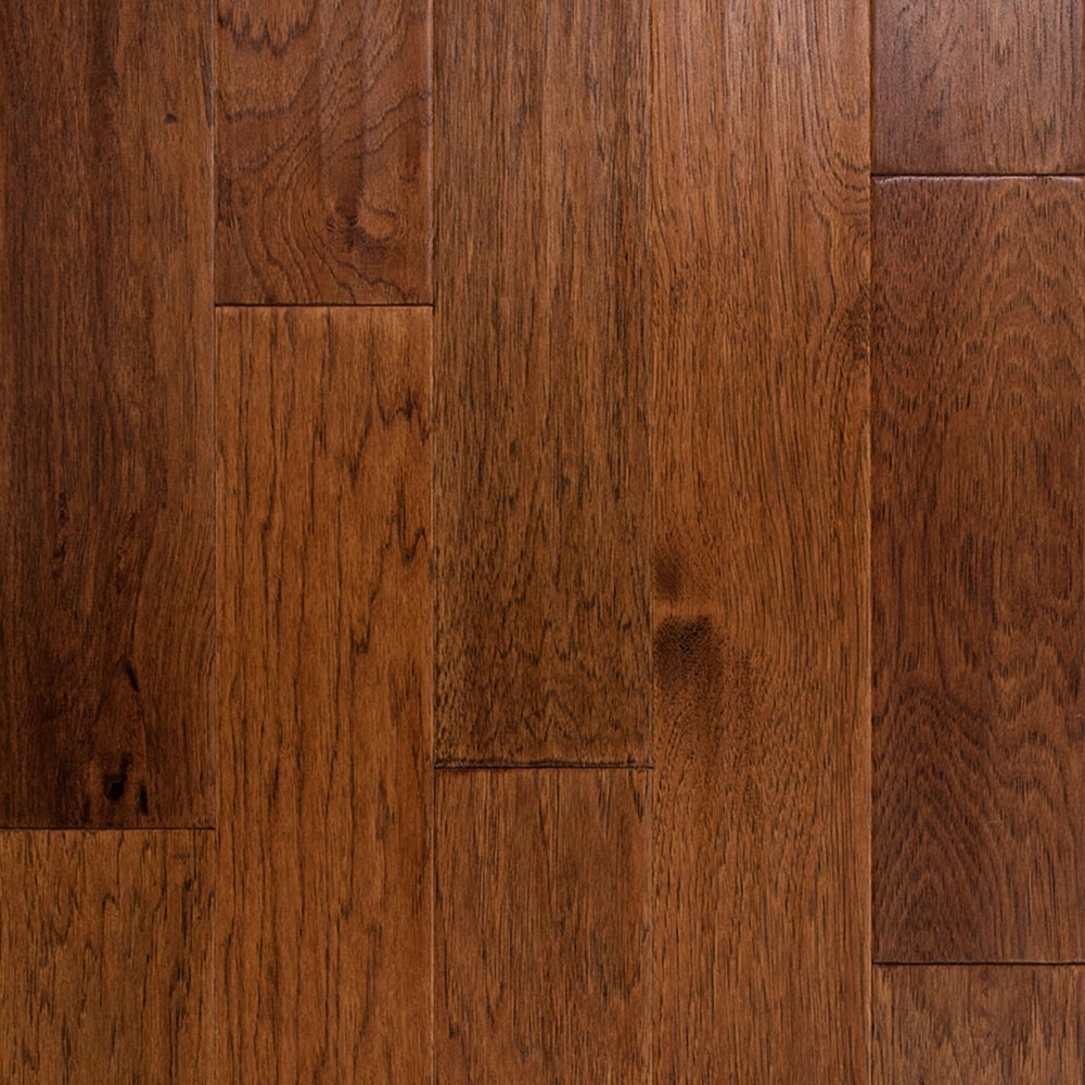 allen + roth Hickory Nutmeg hardwood flooring — primary plank view