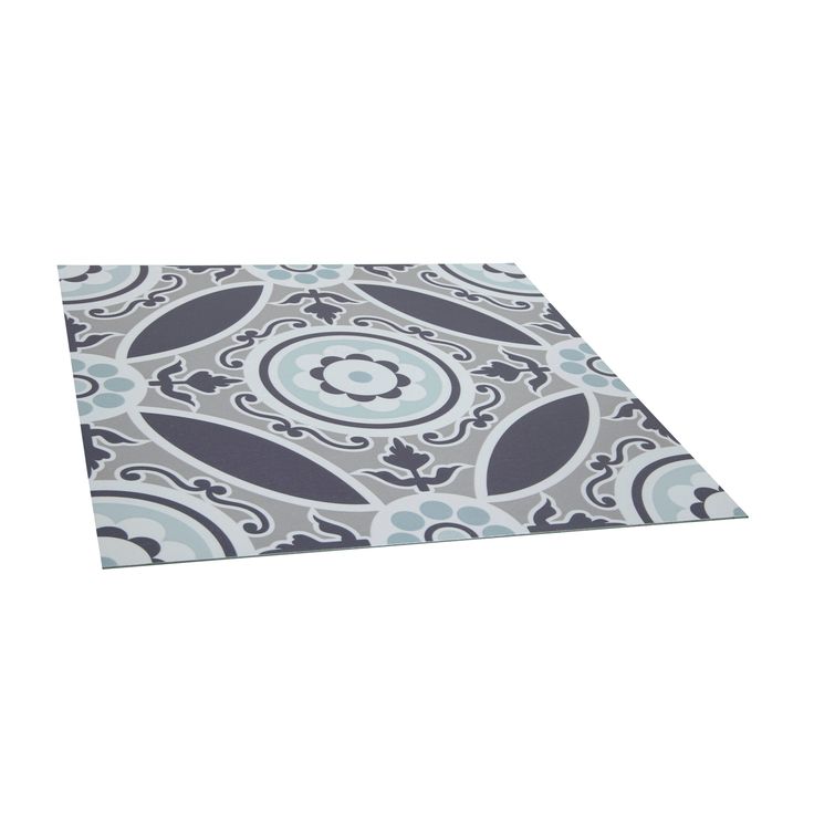 Style Selections Rosehill Deco 3-mil x 12-in W x 12-in L Water Resistant Peel and Stick Luxury Vinyl Tile Flooring
