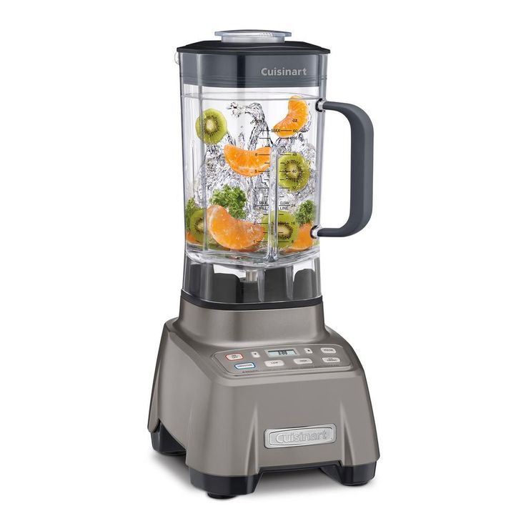 Hurricane 60 oz. 2-Speed Programmable Gunmetal Blender