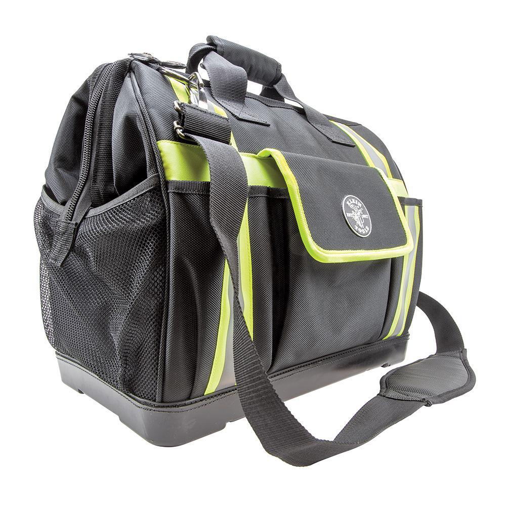 Tool Bag, Tradesman Pro‚Ñ¢ High-Visibility Tool Bag, 42 Pockets, 16-Inch - Super Arbor
