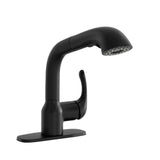 Dunning Single-Handle Pull-Out Laundry Faucet with Dual Spray Function in Stainless Spot Resistant - Super Arbor