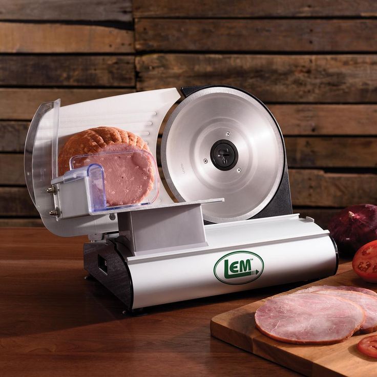 Mighty Bite 200 W SIlver Meat Slicer
