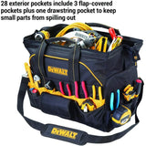 18 in. 28-Pocket Pro Contractor's Closed-Top Tool Bag