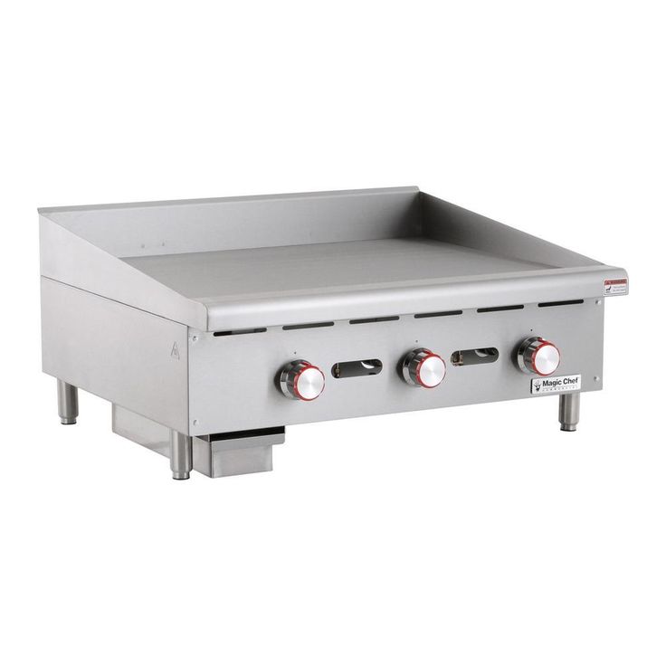 Commercial 36 in. Thermostatic Countertop Griddle
