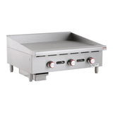 Commercial 36 in. Thermostatic Countertop Griddle