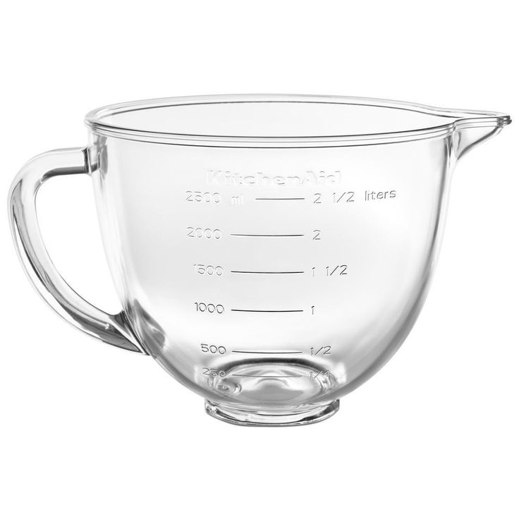 3.5 Qt. Tilt-Head Glass Bowl