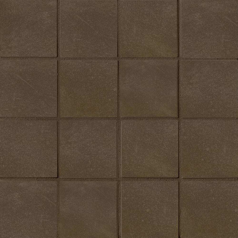 PIXL By Crossville Solenza Caffe 3-in x 3-in Matte Porcelain Cement look Mosaic Floor and Wall Tile product image