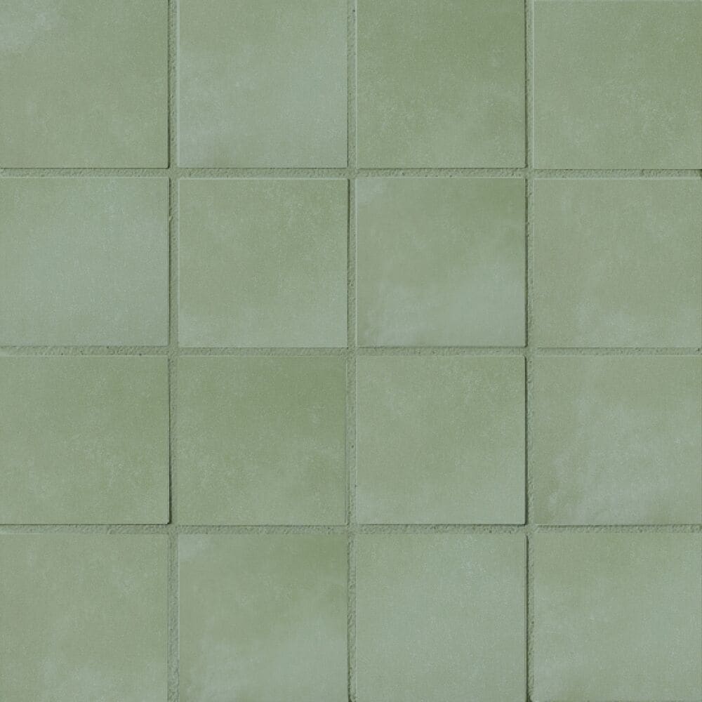 PIXL By Crossville Solenza Salvia 3-in x 3-in Matte Porcelain Cement look Mosaic Floor and Wall Tile product image