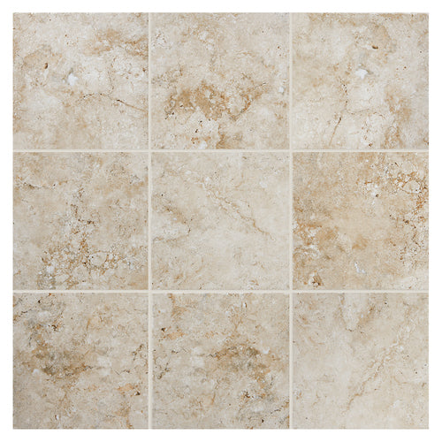 American Olean Bordeaux 6-Pack Chameau 19-in x 19-in Glazed Porcelain Stone Look Floor and Wall Tile - Super Arbor