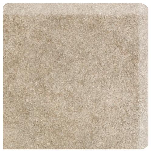 American Olean Castlegate Beige Ceramic Bullnose Corner Tile (3-in x 3-in) - Super Arbor