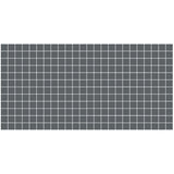 American Olean Unglazed Porcelain Mosaics 12-Pack Black 12-in x 24-in Unglazed Porcelain Uniform Squares Mosaic Floor and Wall Tile - Super Arbor