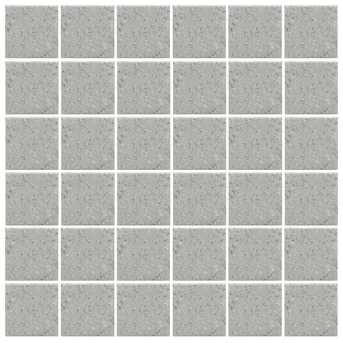 American Olean Unglazed Porcelain Mosaics 12-Pack Vanilla Cream 12-in x 24-in Unglazed Porcelain Uniform Squares Mosaic Floor and Wall Tile - Super Arbor
