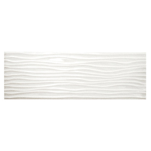 American Olean Urban Canvas 28-Pack Designer White 4-in x 12-in Matte Ceramic Subway Wall Tile - Super Arbor