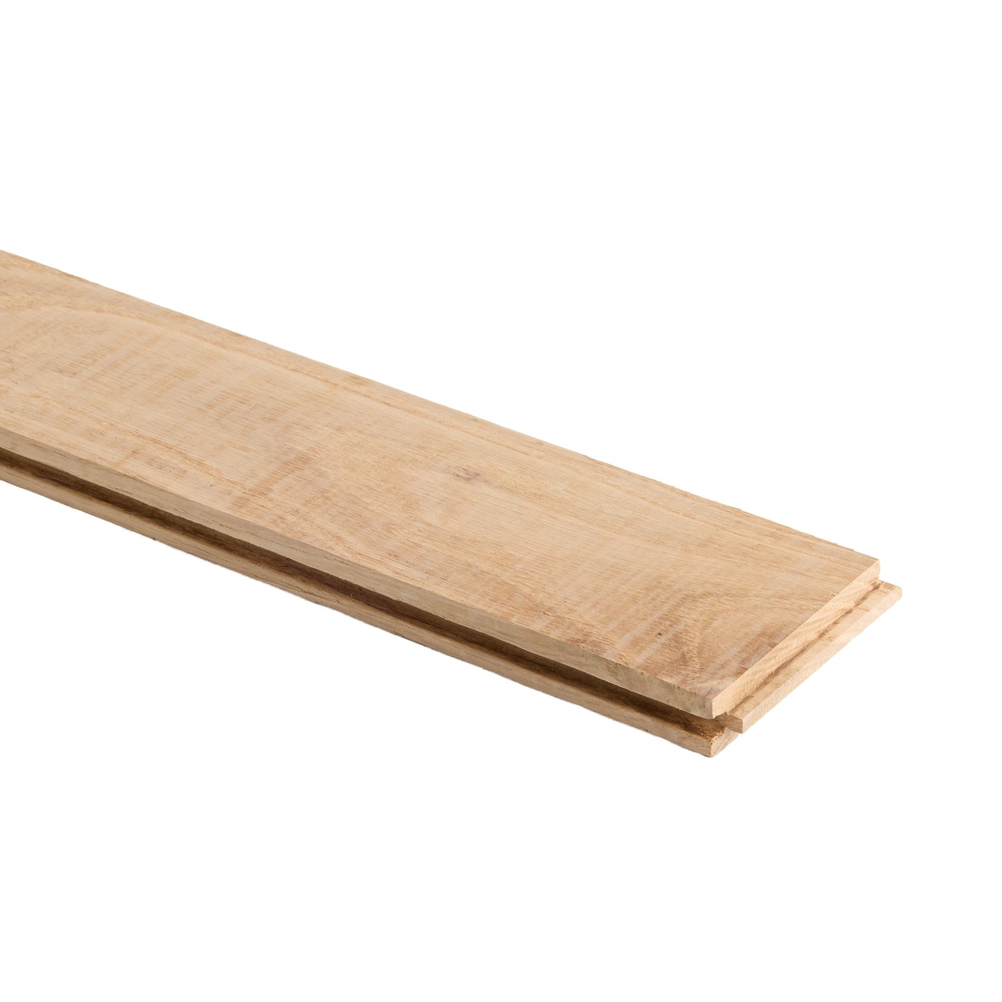 Bridgewell Resources White oak Unfinished hardwood flooring — color and finish detail