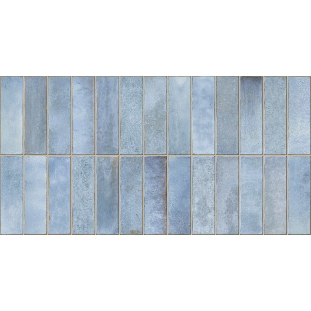 Giorbello Artis Azul 12-in x 24-in Glazed Porcelain Handcrafted look Wall Tile product image
