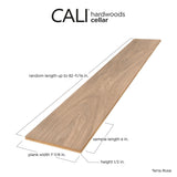 CALI European white oak Terra Rose hardwood flooring — detail view