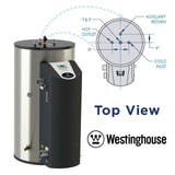 50 Gal. Ultra-High Efficiency/High Output 10 Year 76,000 BTU Natural Gas Water Heater with Durable Stainless Steel Tank - Super Arbor