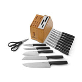 Select 15-Piece Self-Sharpening Cutlery Knife and Block Set