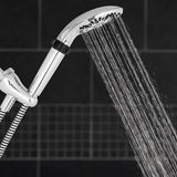 5-Spray 5 in. Single Wall Mount Handheld Shower Head in Chrome - Super Arbor