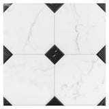 Merola Tile Betera Jet Blanco 13-1/8 in. x 13-1/8 in. Ceramic Floor and Wall Tile (11.18 sq. ft. / case)