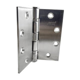4-1/2 in. x 4-1/2 in. Stainless Steel Full Mortise Hinge with Ball Bearings - Super Arbor