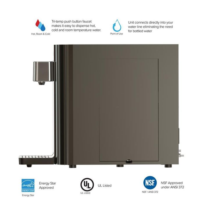 Tri-Temp 2-Stage Countertop Point of Use Water Cooler with UV Self-Cleaning