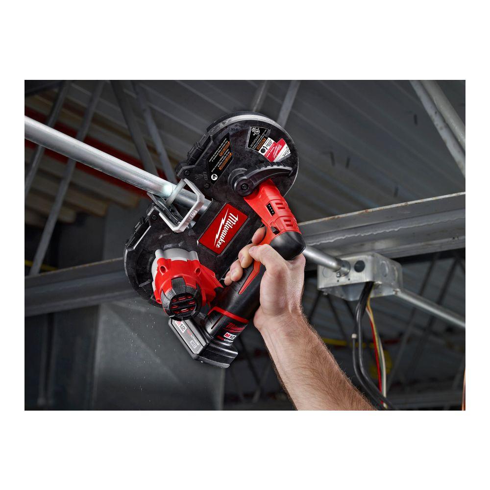 M12 12-Volt Lithium-Ion Cordless Sub-Compact Band Saw W/ Free M12 2.0Ah Battery