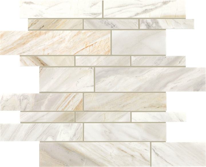 Daltile Sublimity Namaste 11-in x 11-in Honed Natural stone Mixed Marble look Mosaic Floor and Wall Tile product image