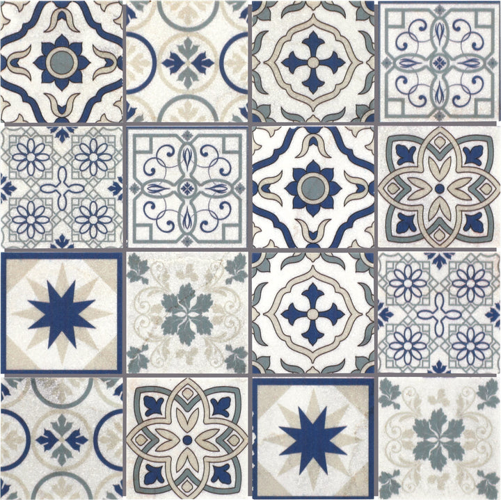 Daltile Sublimity Mindful Sequence 12-in x 12-in Honed Natural stone Mixed Marble look Mosaic Floor and Wall Tile product image