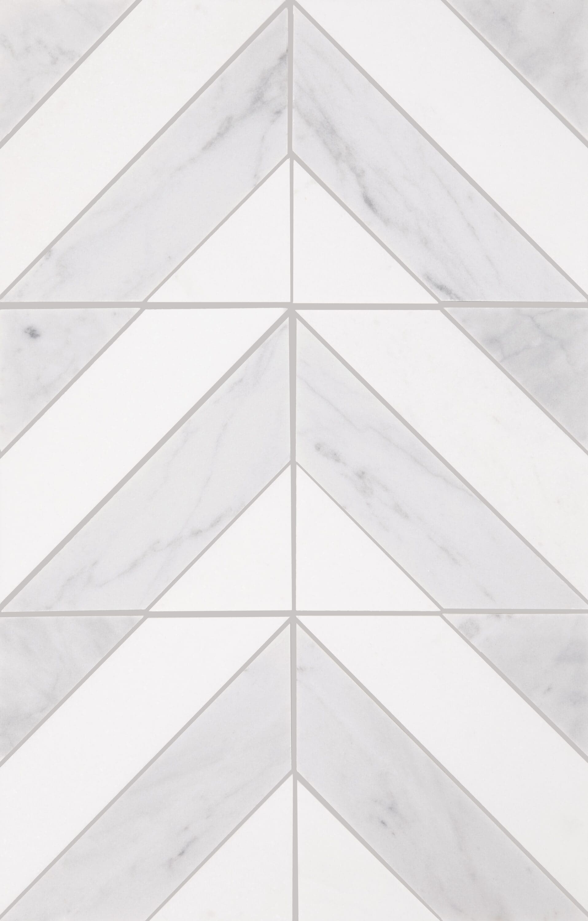 Daltile Perfit Mosaix Saran White and Thassos 11-in x 19-in Honed Natural stone Mixed Marble look Mosaic Wall Tile product image