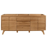 Coventry 72 in. Vanity Cabinet Only in Gray Teak - Super Arbor