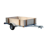 Galvanized 4 ft. x 6 ft. Kit Trailer - Super Arbor