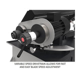 9 in. x 16 in. 1-1/2 HP, 115-Volt/230-Volt Metalworking Variable Speed Bandsaw 1Ph - Super Arbor