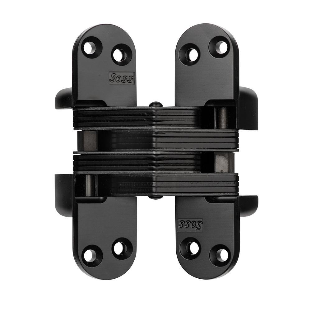 1-1/8 in. x 4-5/8 in. Satin Chrome Invisible Hinge - Super Arbor
